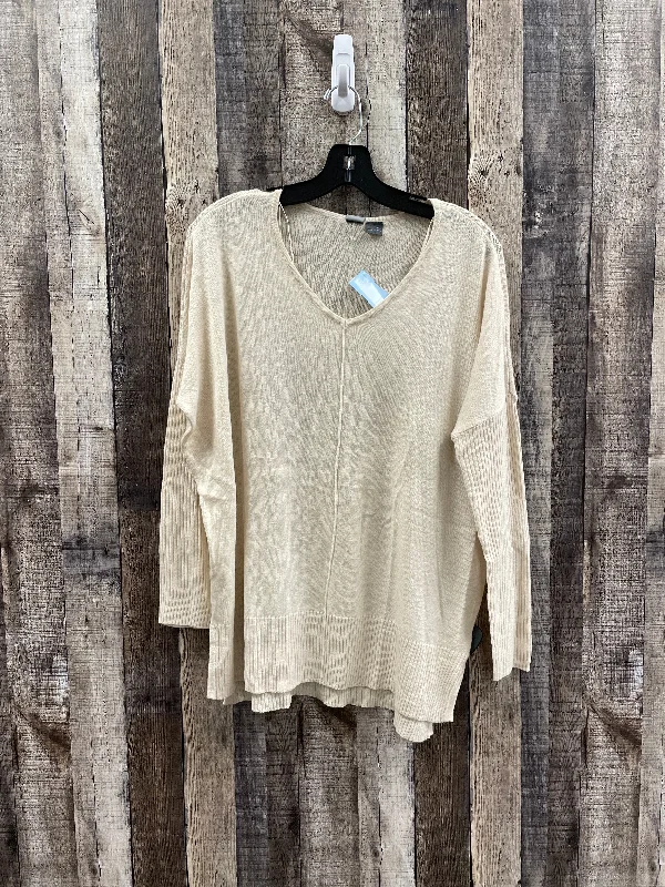 Sweater By Quinn In Beige, Size: S