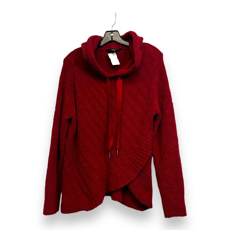 Sweater By Simply Vera In Red, Size: L