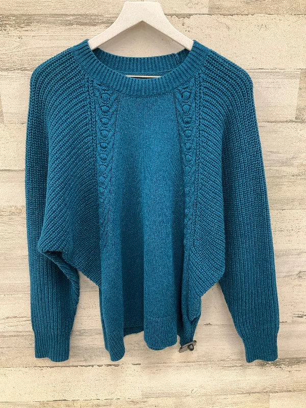 Sweater By Simply Vera In Teal, Size: M