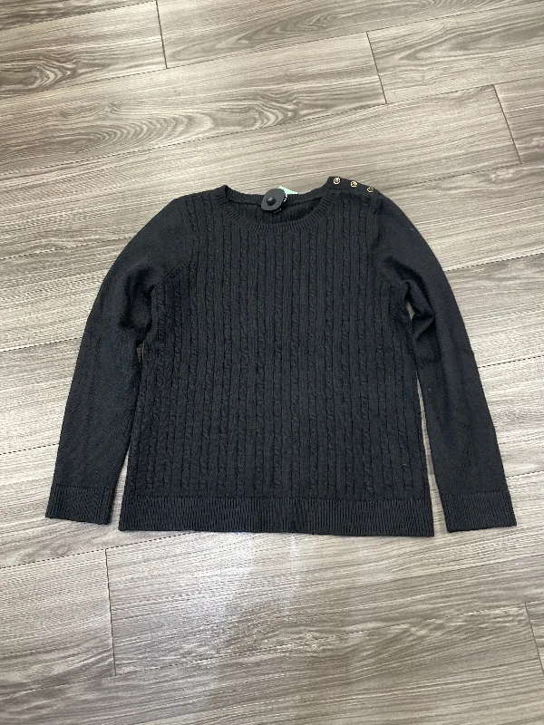 Sweater By Talbots In Black, Size: L