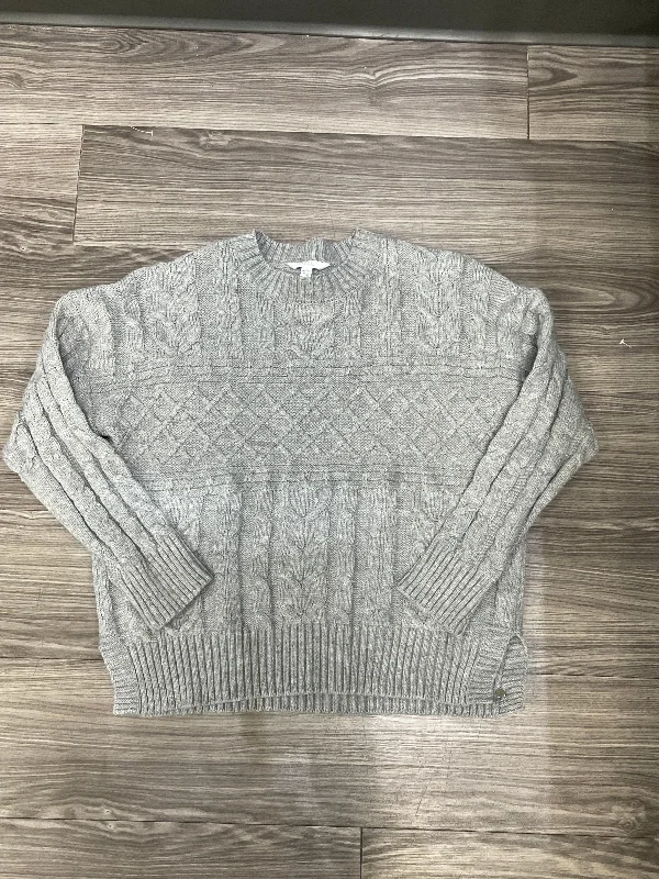 Sweater By Time And Tru In Grey, Size: L