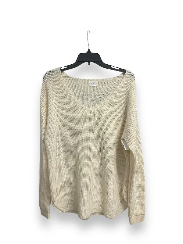 Sweater By Wilfred In Cream, Size: L