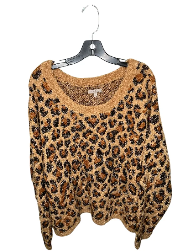 Sweater By Wonderly In Animal Print, Size: 3x