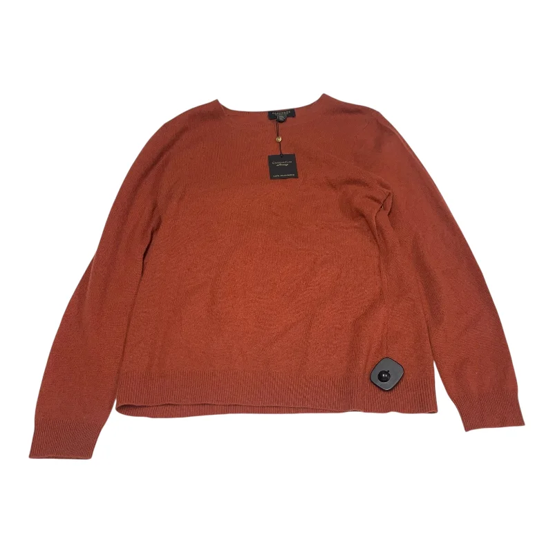 Sweater Cashmere By Charter Club In Orange, Size: L