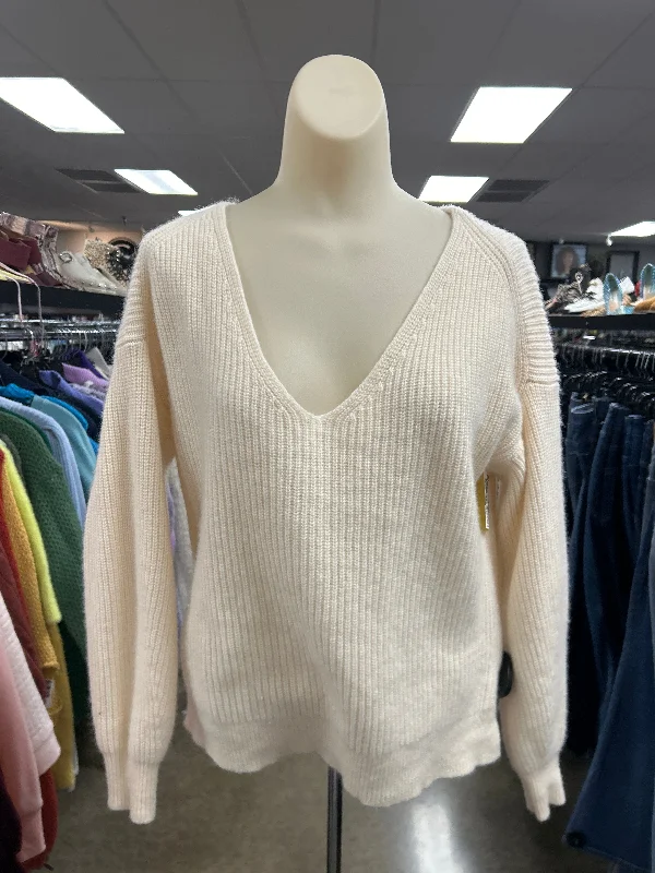 Sweater Cashmere By J. Crew In Cream, Size: Xs