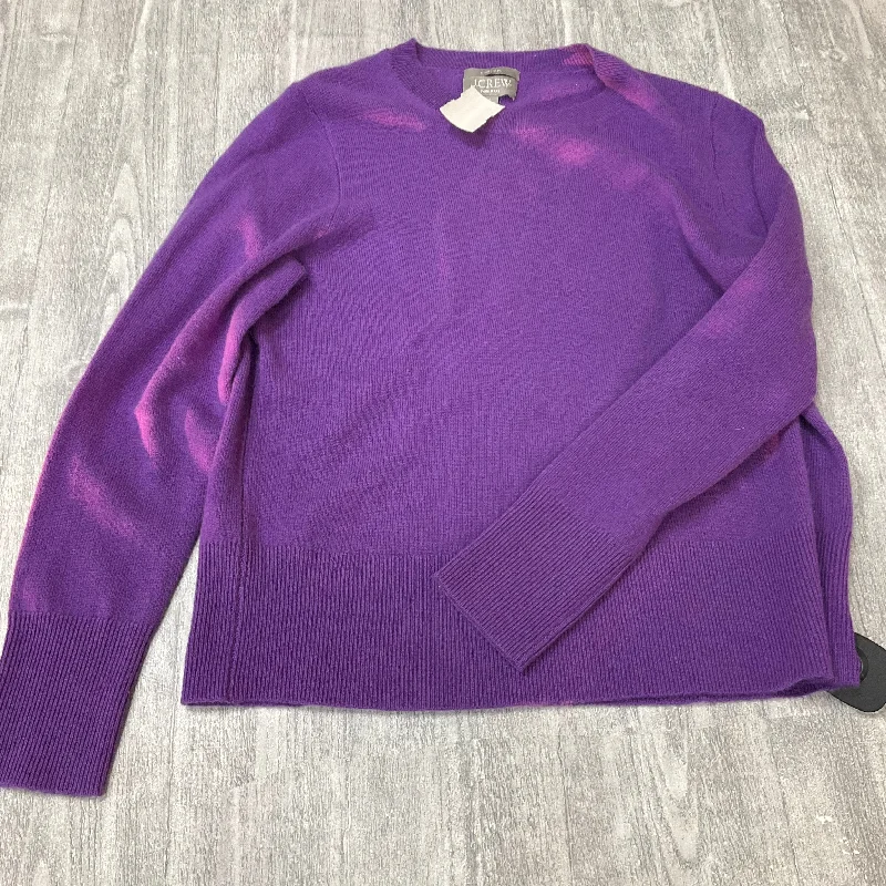 Sweater cashmere By J. Crew In Purple, Size: S