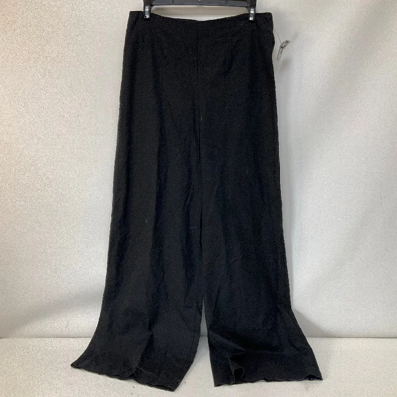 Black Pants Linen Cmb, Size 8