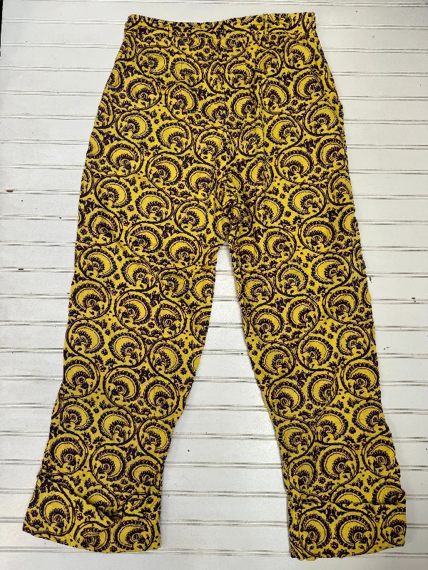 Blue & Yellow Pants Other Let Me Be, Size M