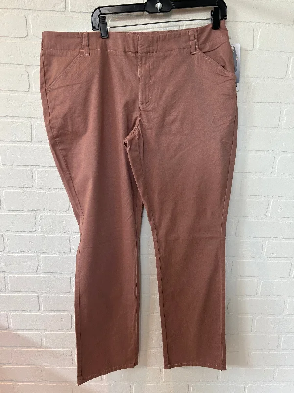 Brown Pants Chinos & Khakis Lee, Size 16