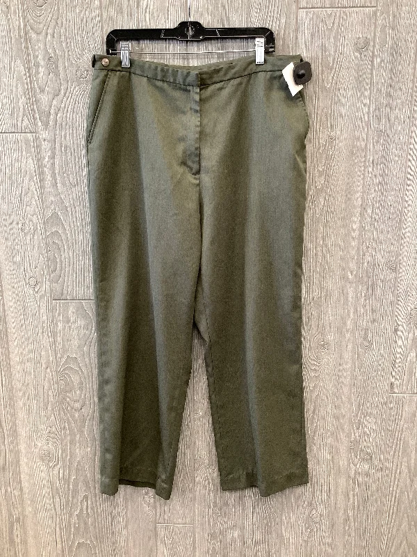 Green Pants Dress West Bound, Size 16