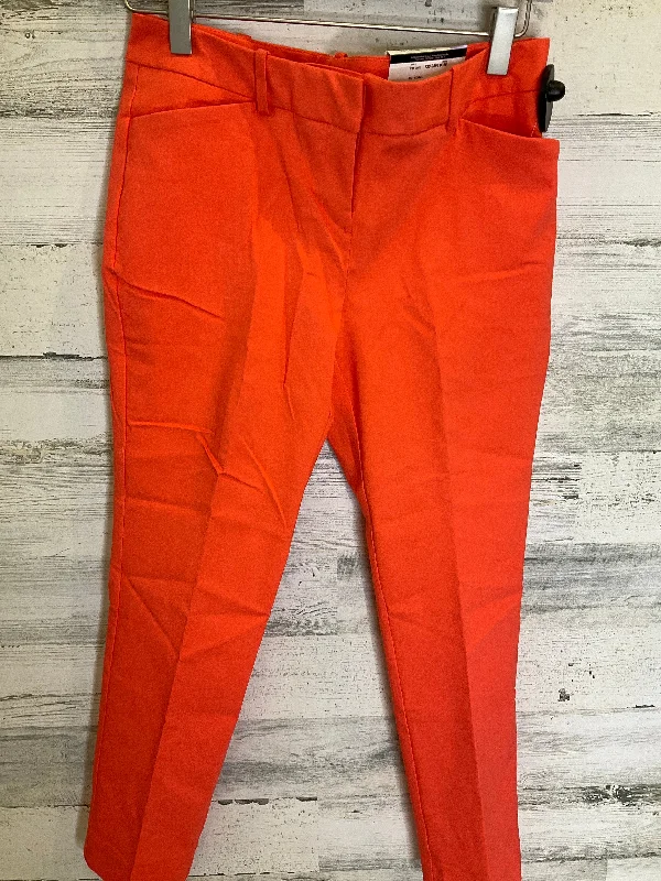 Orange Pants Cropped Worthington, Size 2