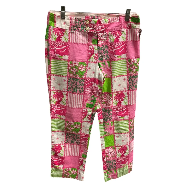 Pink Pants Cropped Lilly Pulitzer, Size 2