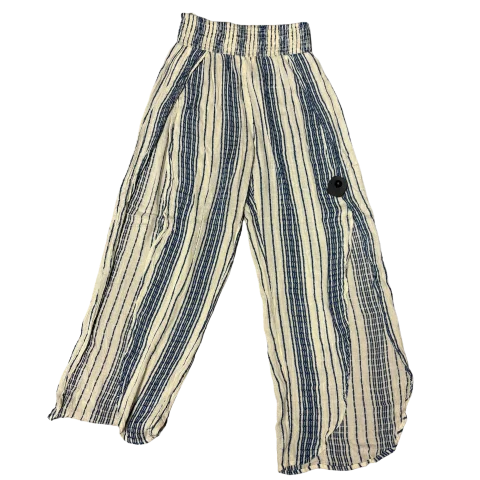 Striped Pattern Pants Linen Elan, Size M