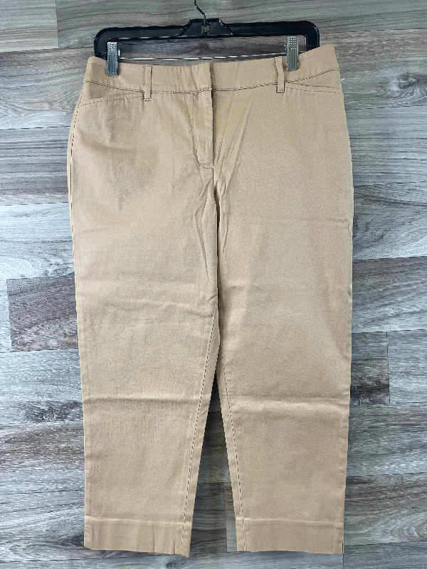 Tan Pants Cropped Talbots, Size 8petite