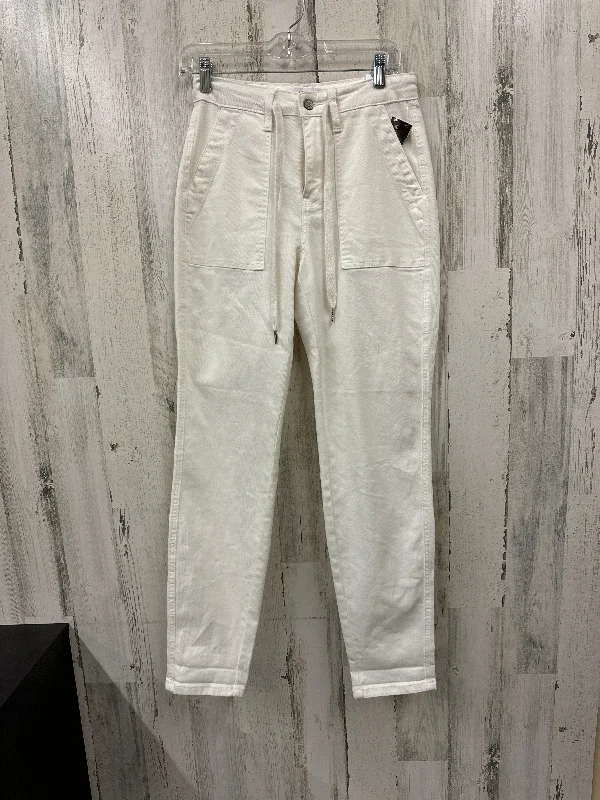 White Pants Cargo & Utility Judy Blue, Size 0