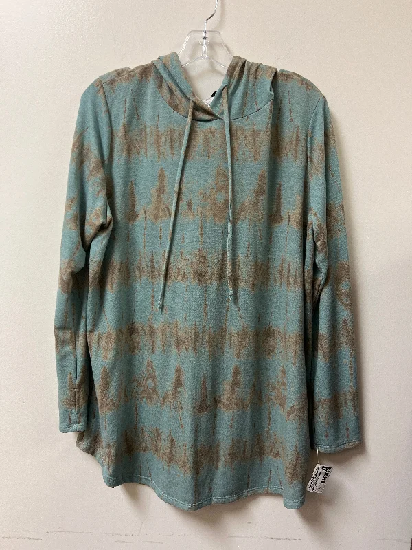 Top Long Sleeve By Clothes Mentor In Blue, Size: Xl