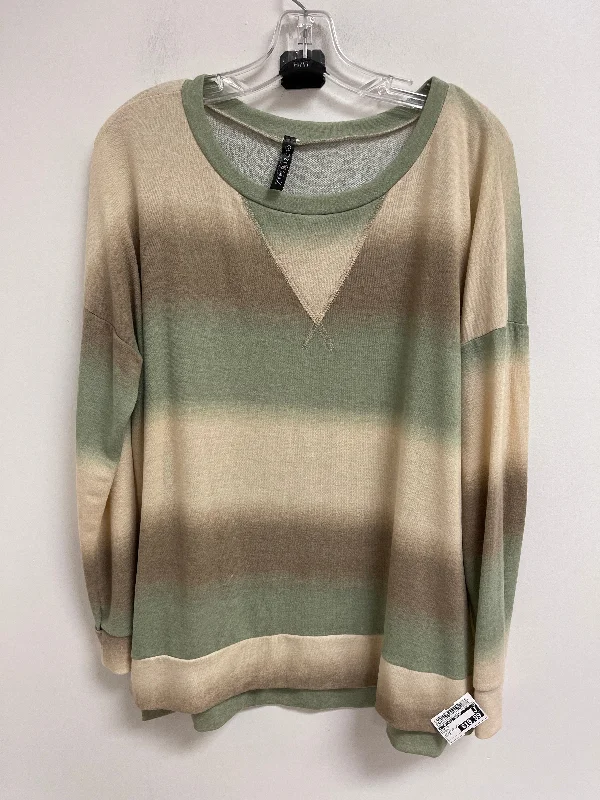 Top Long Sleeve By Clothes Mentor In Green, Size: S