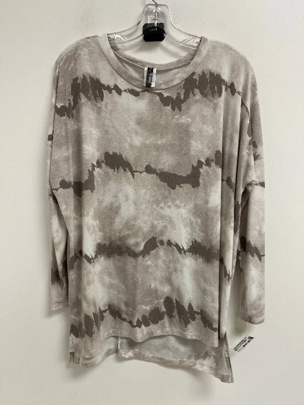 Top Long Sleeve By Clothes Mentor In Grey, Size: S