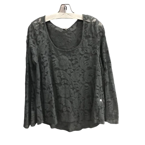 Top Long Sleeve By Express In Black, Size: L