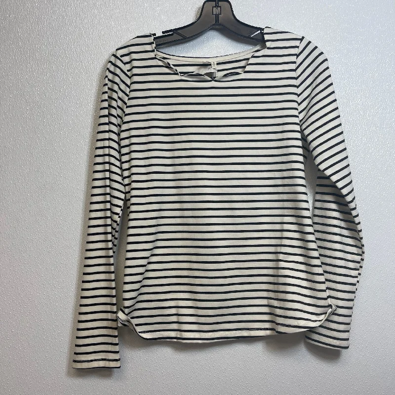 Top Long Sleeve By Hayden La In Striped, Size: M