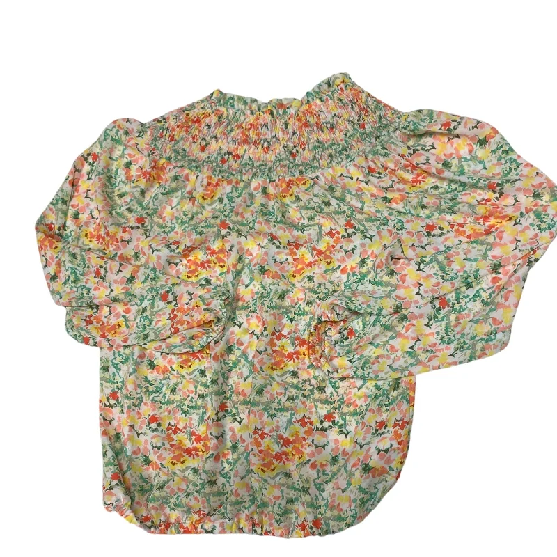 Top Long Sleeve By Loft In Multi-colored, Size: Xs