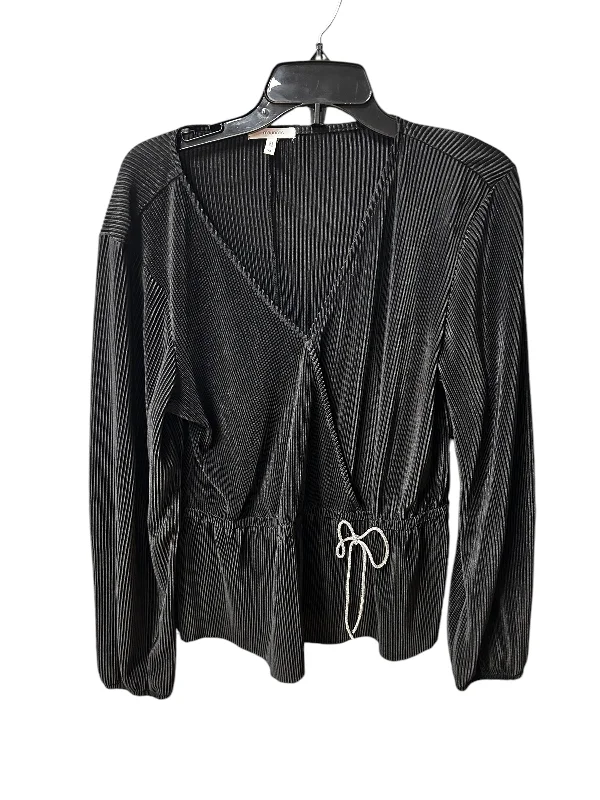 Top Long Sleeve By Maurices In Black, Size: Xl