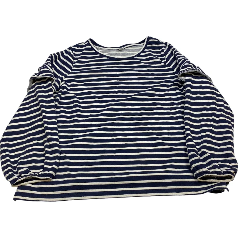 Top Long Sleeve By Old Navy In Blue, Size: Xl