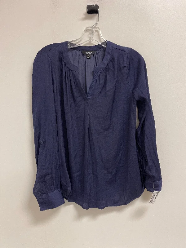 Top Long Sleeve By Simply Vera In Purple, Size: Xs