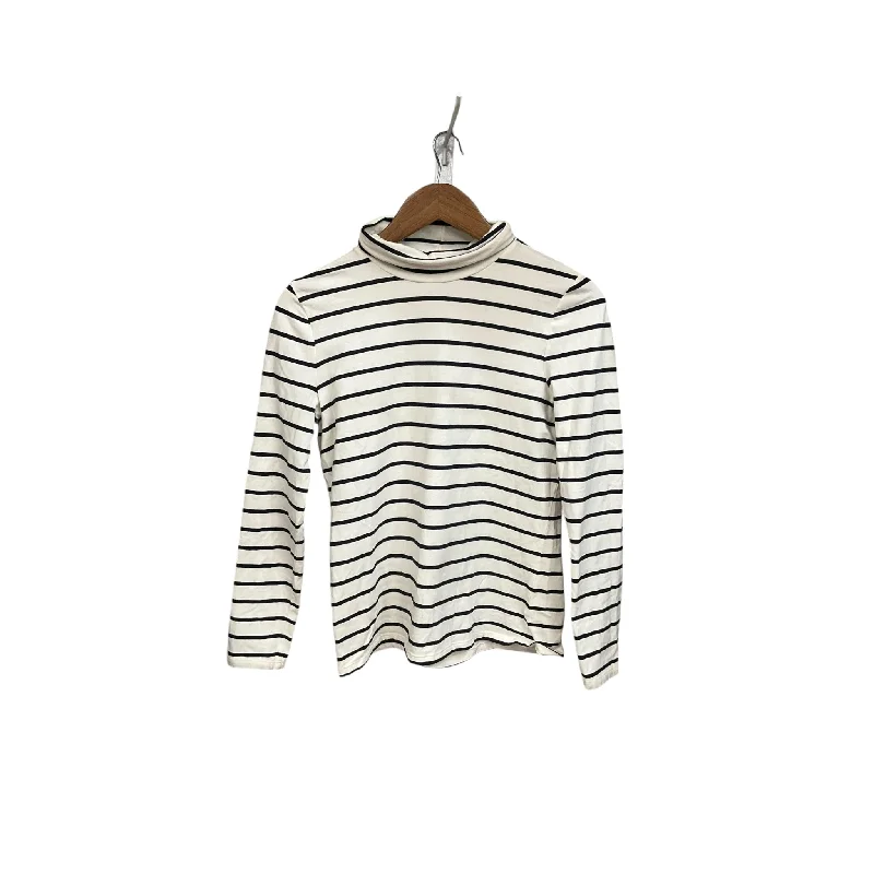 Top Long Sleeve By Talbots In Striped Pattern, Size: Mp