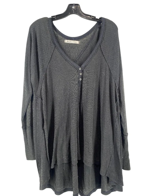 Top Long Sleeve By We The Free In Black, Size: L