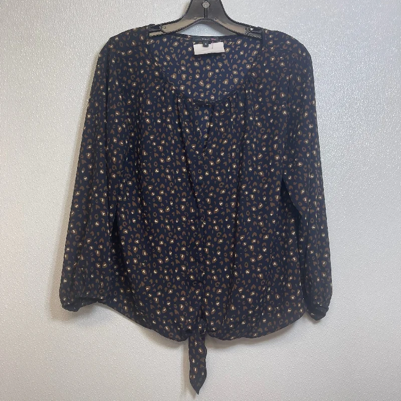 Top Long Sleeve By West Kei In Print, Size: S