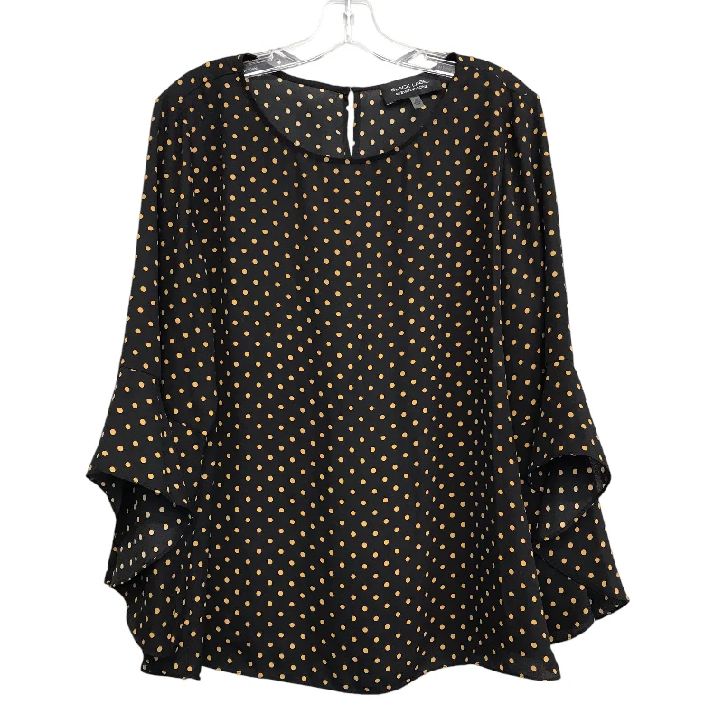 Top Ls By Evan-Picone In Black, Size:Xl