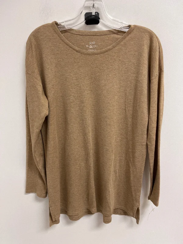 Tunic Long Sleeve By J. Jill In Brown, Size: Xs